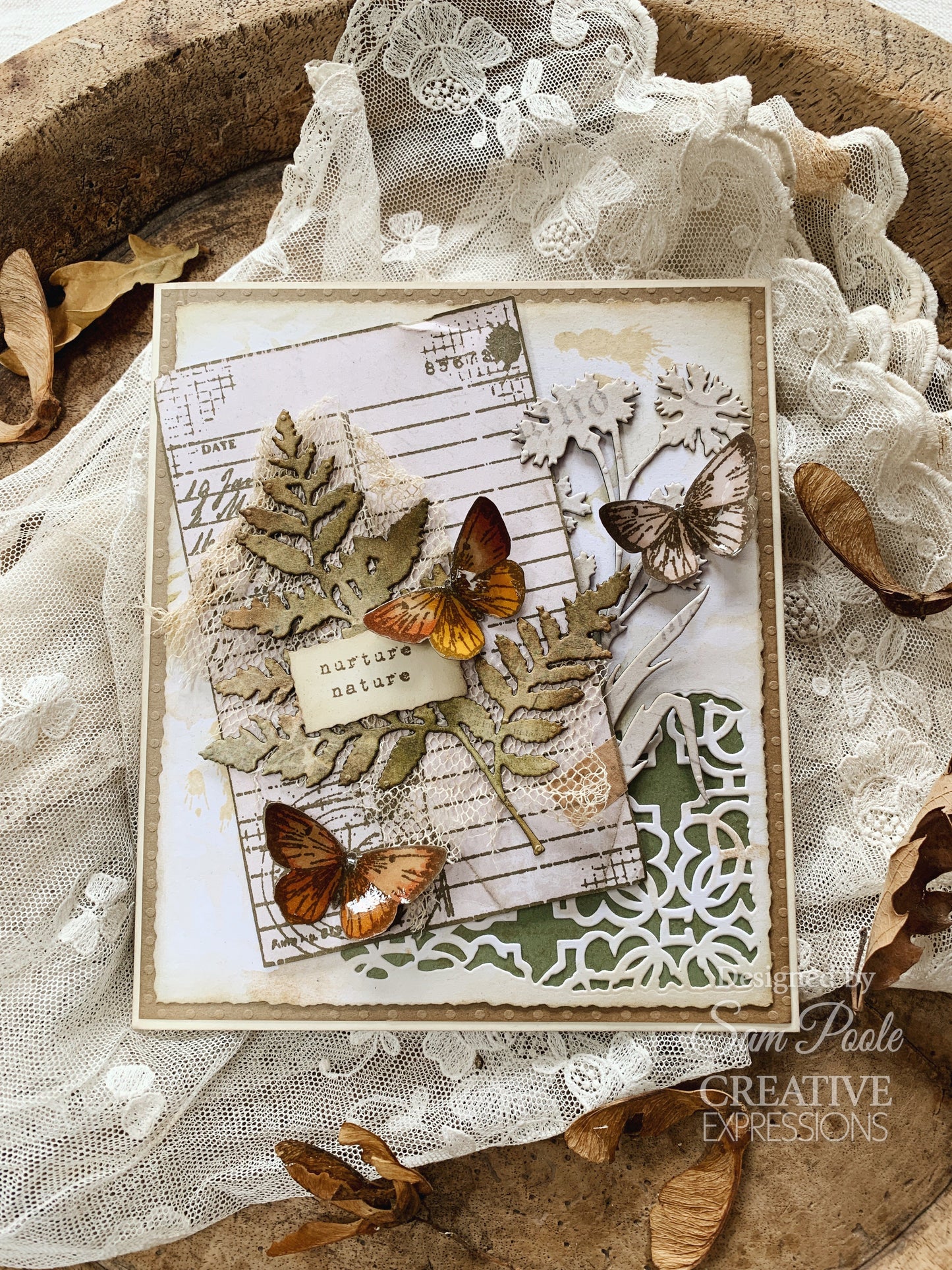 Creative Expressions Sam Poole Shabby Basics Artisan Mosaic #1 Craft Die