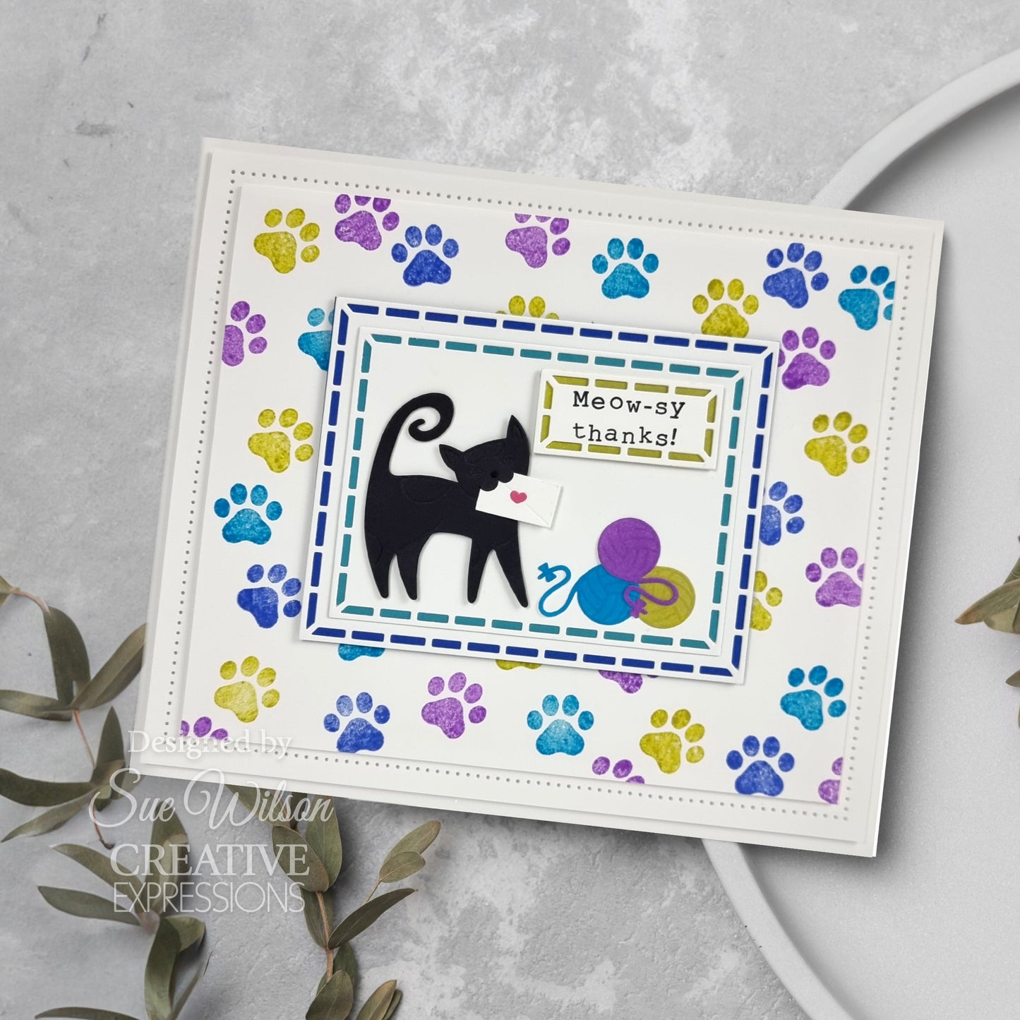 Creative Expressions Sue Wilson Pet Pals Mittens Craft Die
