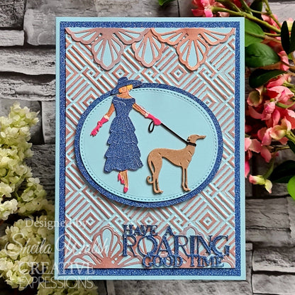 Creative Expressions Sue Wilson Art Deco Elegant Stroll Craft Die