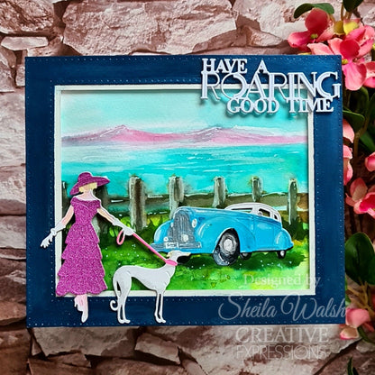 Creative Expressions Sue Wilson Mini Expressions Art Deco Have A Roaring Good Time Craft Die