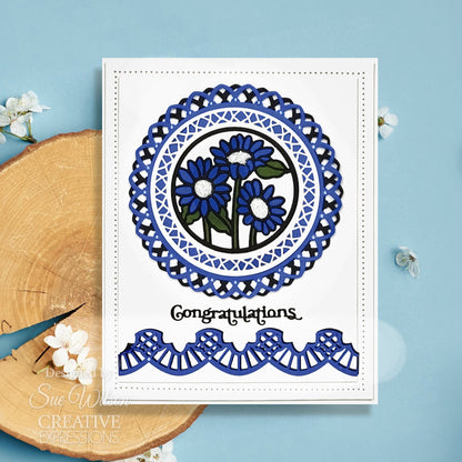 Creative Expressions Sue Wilson Border Ornate Lattice Craft Die