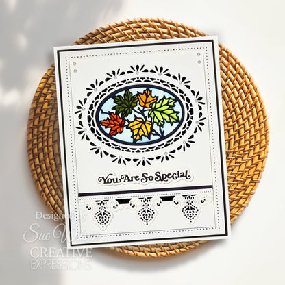 Creative Expressions Sue Wilson Border Lace Filigree Craft Die