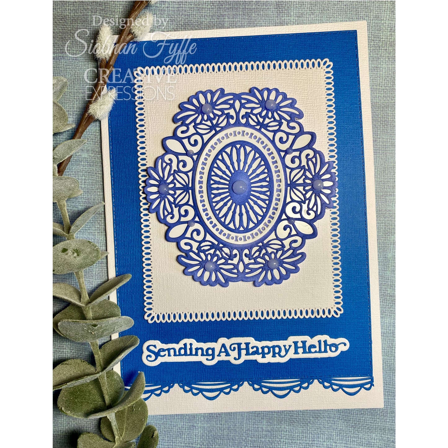 Creative Expressions Sue Wilson Border Coronet Lace Craft Die
