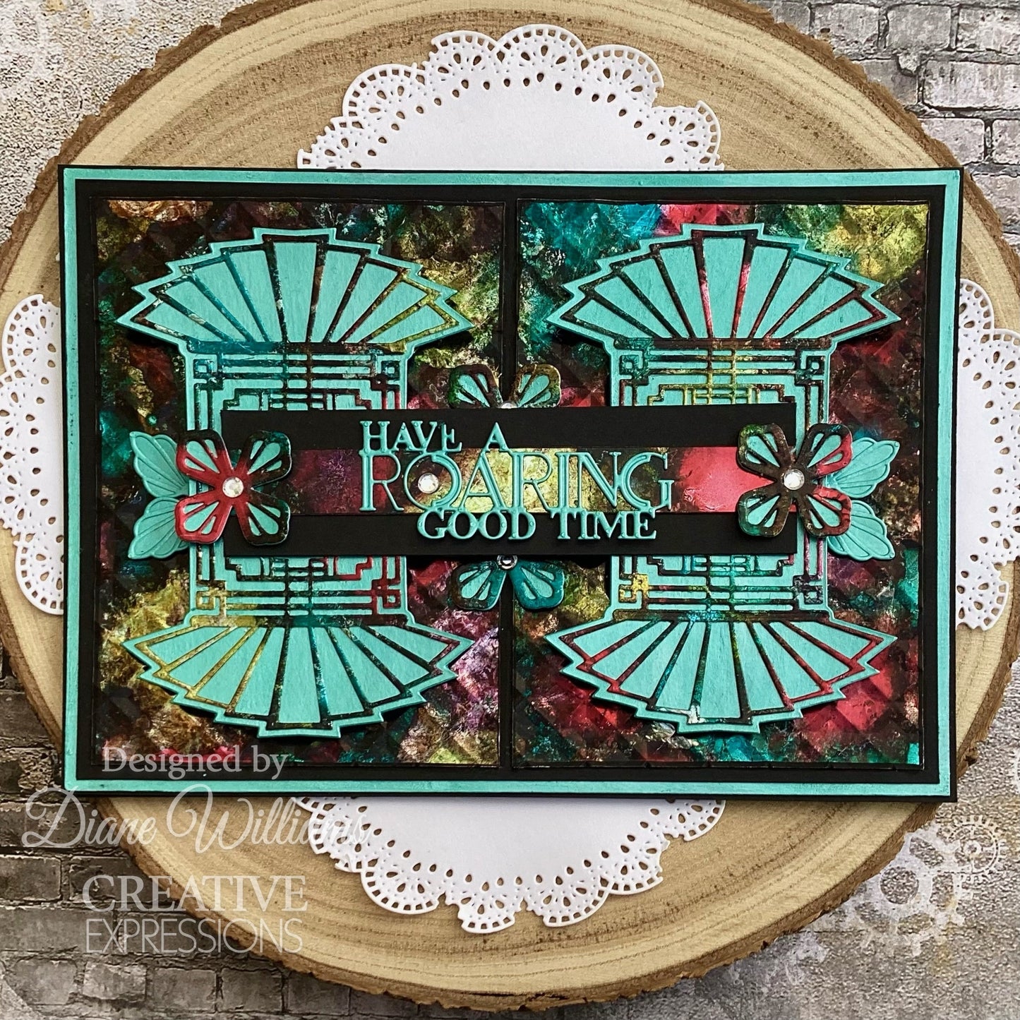Creative Expressions Sue Wilson Mini Expressions Art Deco Have A Roaring Good Time Craft Die