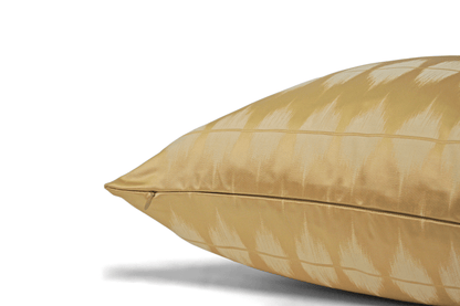 Gold Ikat Cushion Cover