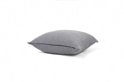 Kissenbezug aus Denim-Fischgrät
