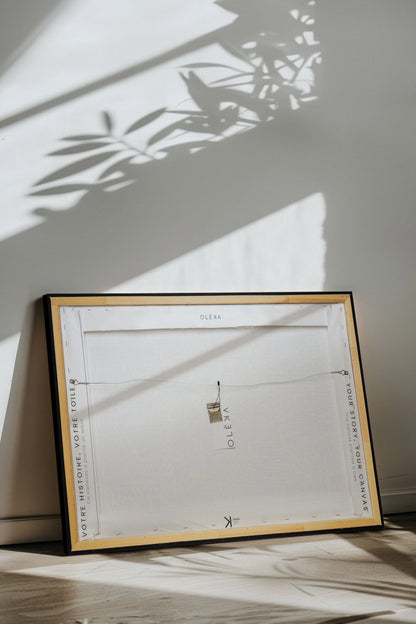 REFLET NOCTURNE, Oeuvre sur toile étirée