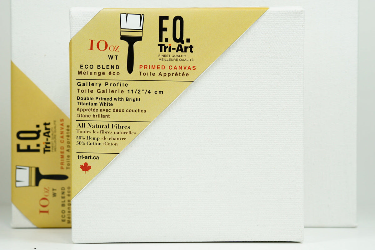 Tri-Art FQ Stretched Canvas - Artist Gallery 1 1/2" Profile Primed - 14x18"