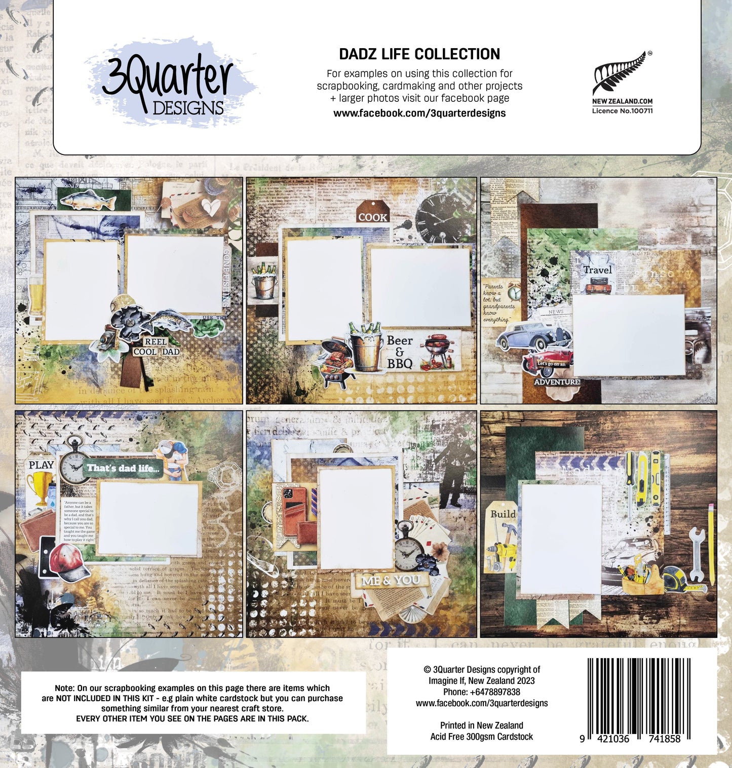 Dadz Life 12x12 Collection Pack