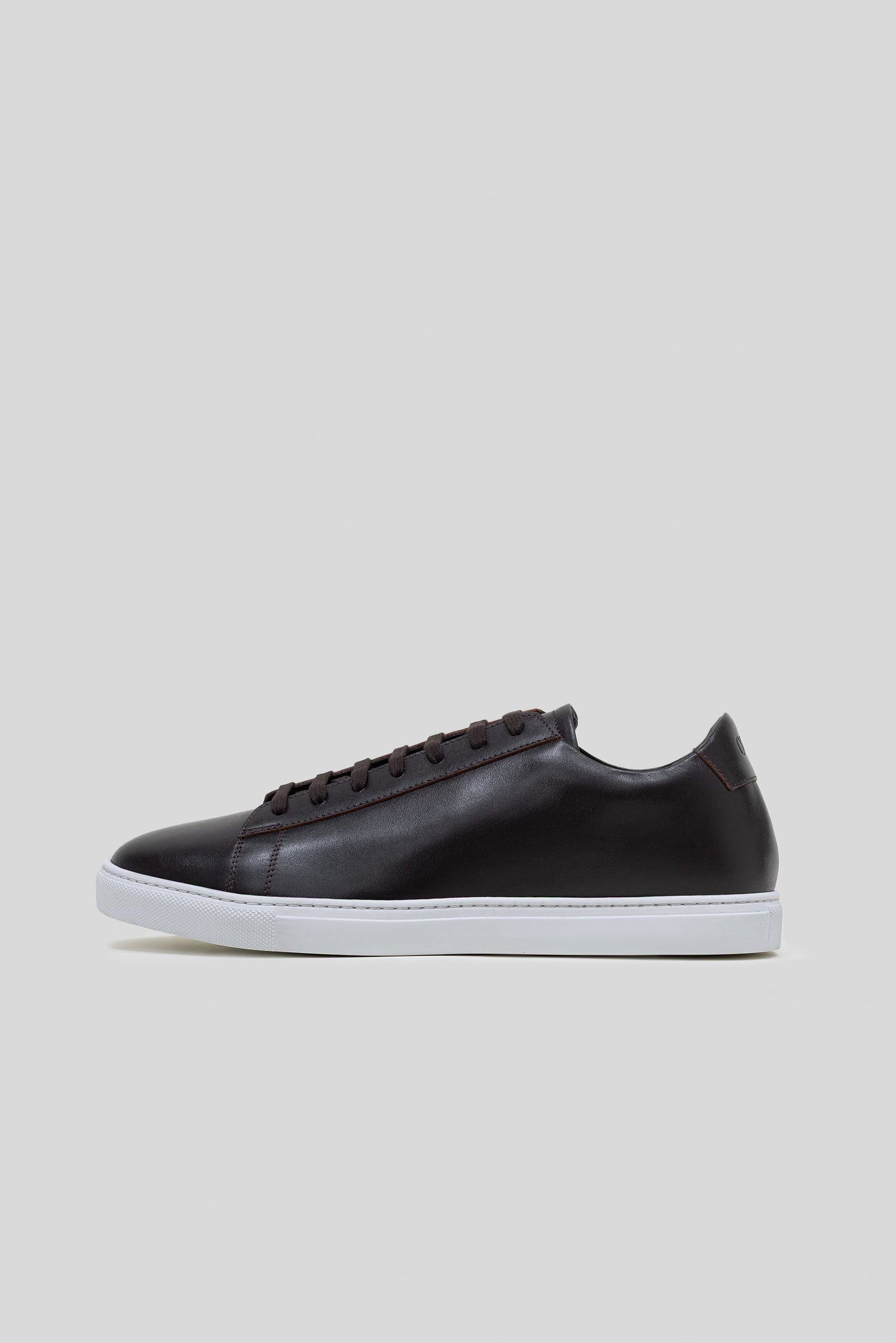 Dark Brown Calfskin Leather Città Sneaker