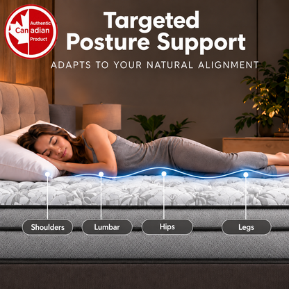 UltraFlex® DYNASTY 9 Inch Firm High Density Foam Mattress with Tight Top Comfort — Made in Canada