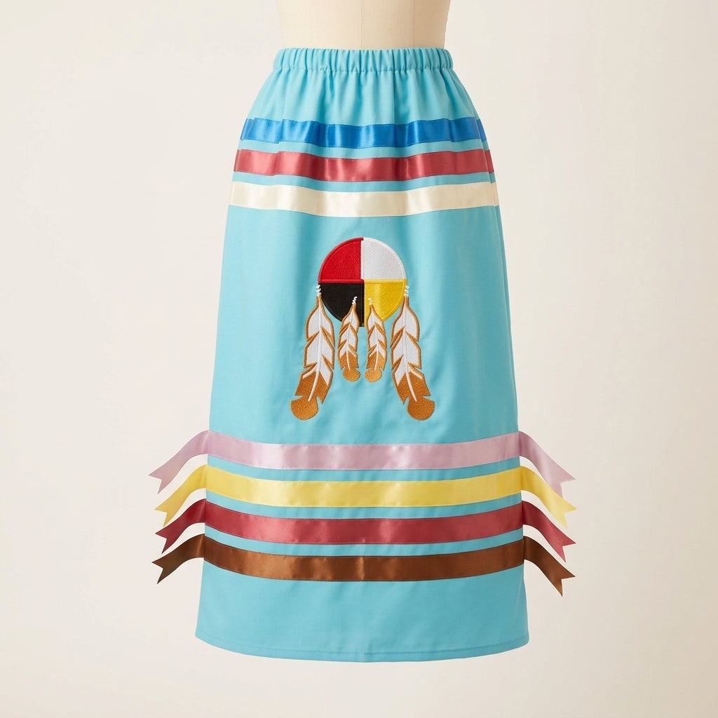 Four direction Ribbon Skirt