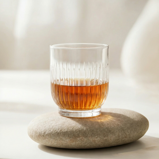 Ribbed Whisky Glasses 11oz - LAV TOKYO - Set of 6