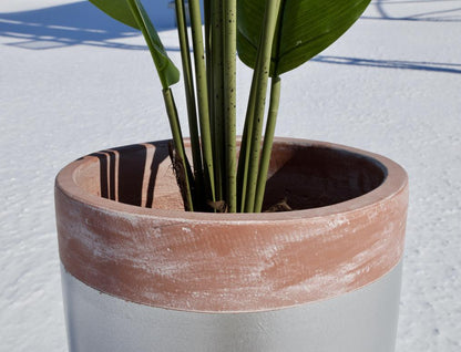 Blumentopf Camilo glasiert 12 Zoll