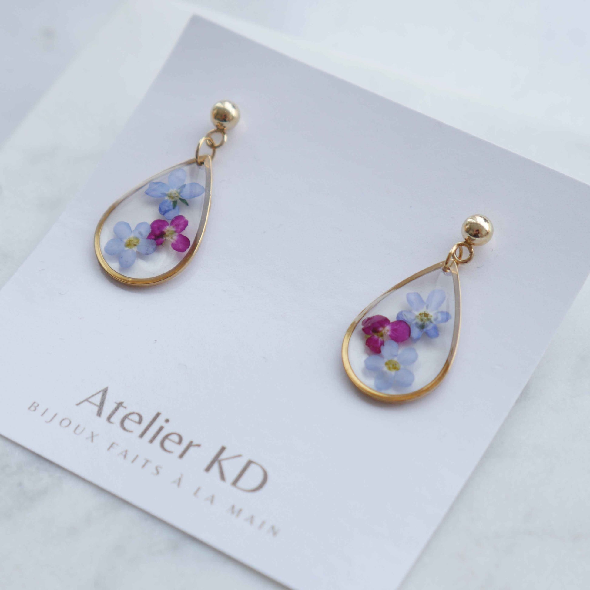 Boucles d’oreilles Lili - goutte 20mm