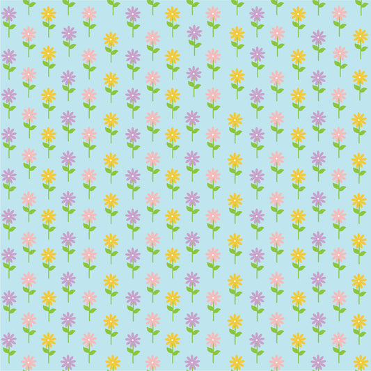 Easter Flowers Adhesive Vinyl #2