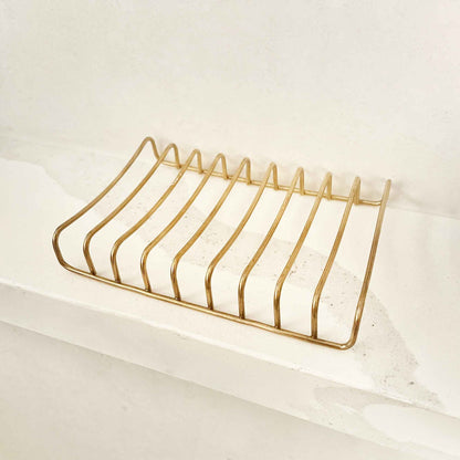 Gold Metal Soap Tray
