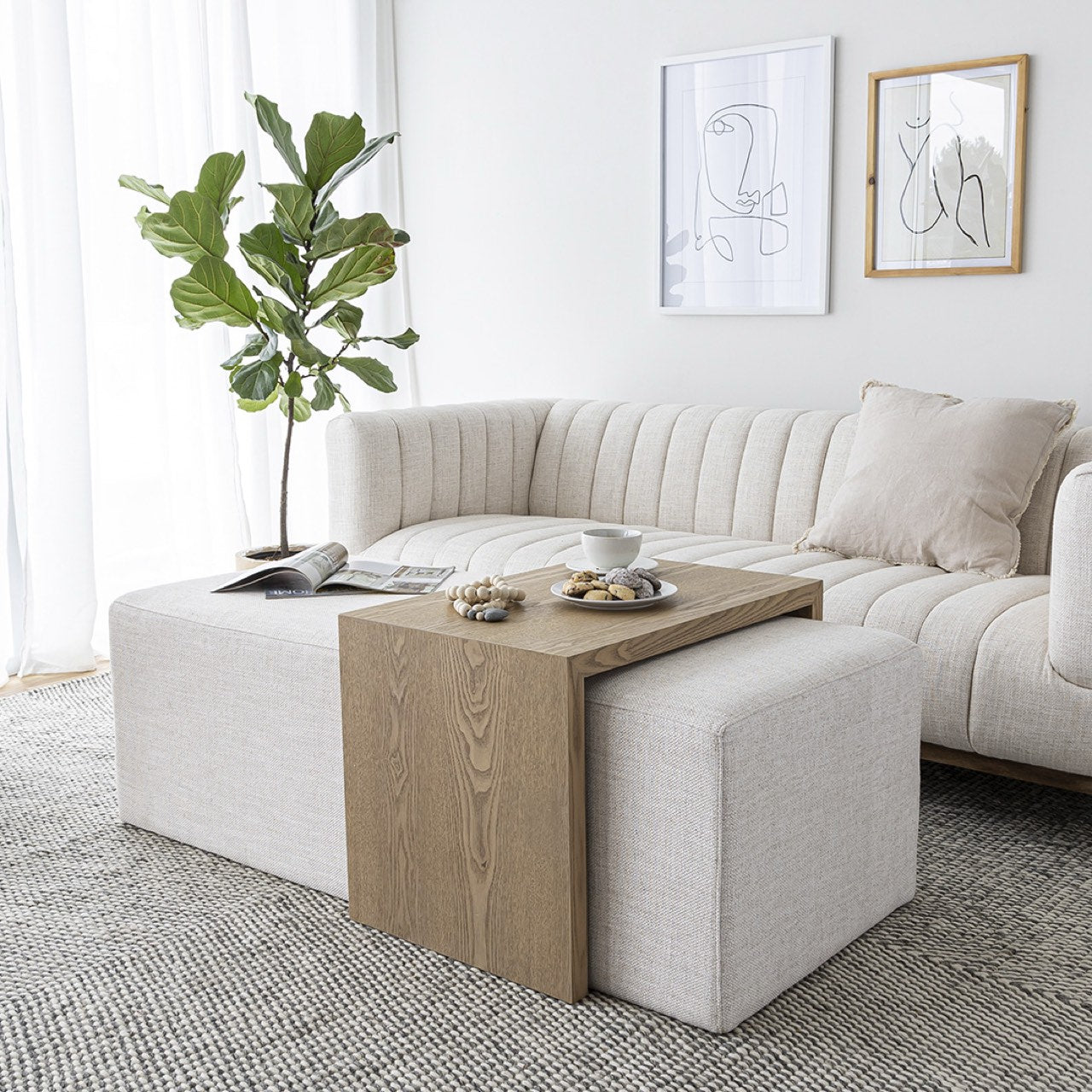Elliot Condosofa – Creme