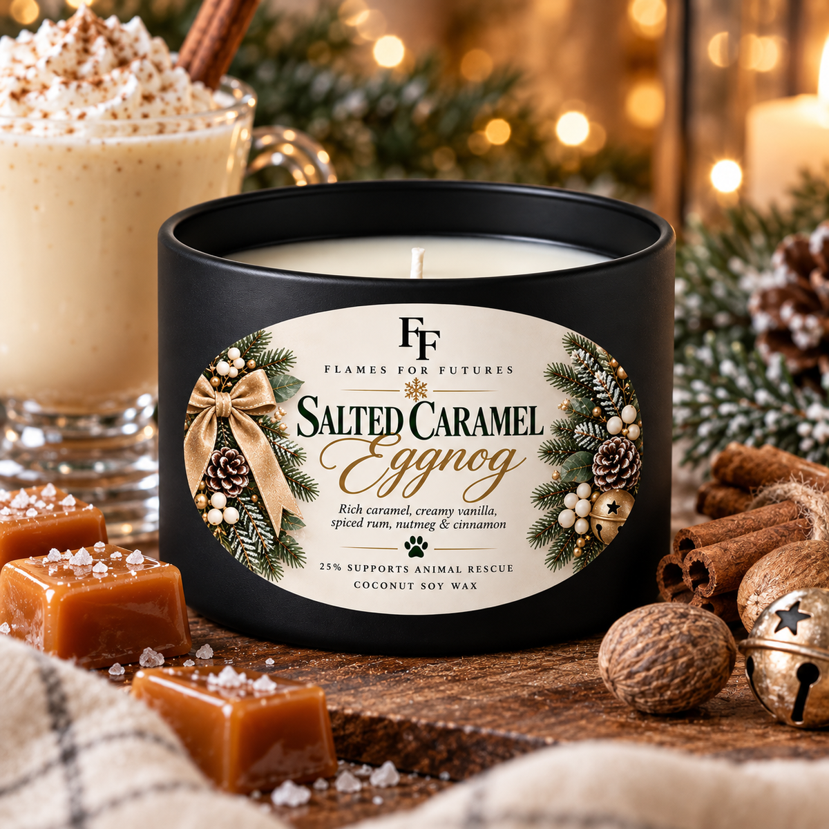 Salted Caramel Eggnog