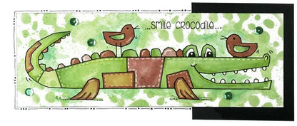 Woodware Clear Singles Smile Crocodile