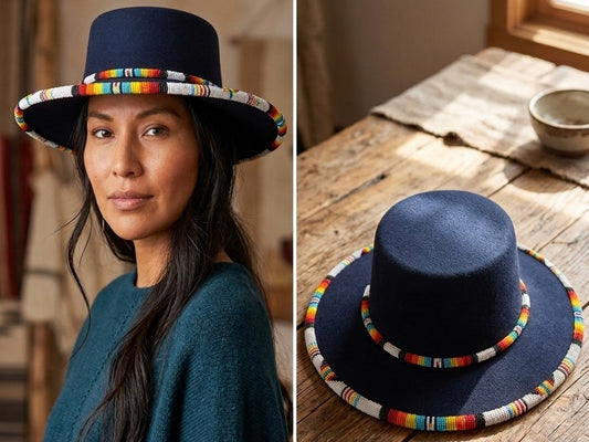 Size- 56 Beaded  Hat