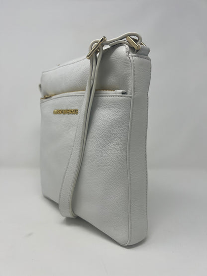 Sac à bandoulière en cuir blanc | Gisèle