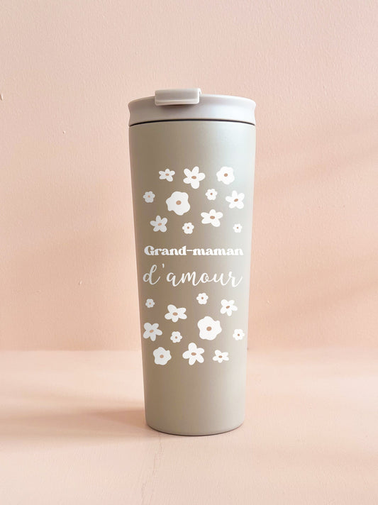 24oz Thermobecher - Greige Omas Liebling