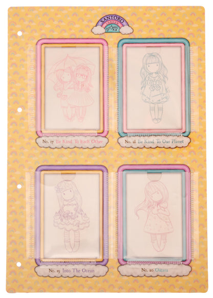 SAN Storage Sheet Gorjuss - Be Kind no. 17-20 205x297x4mm 1 PC nr.05