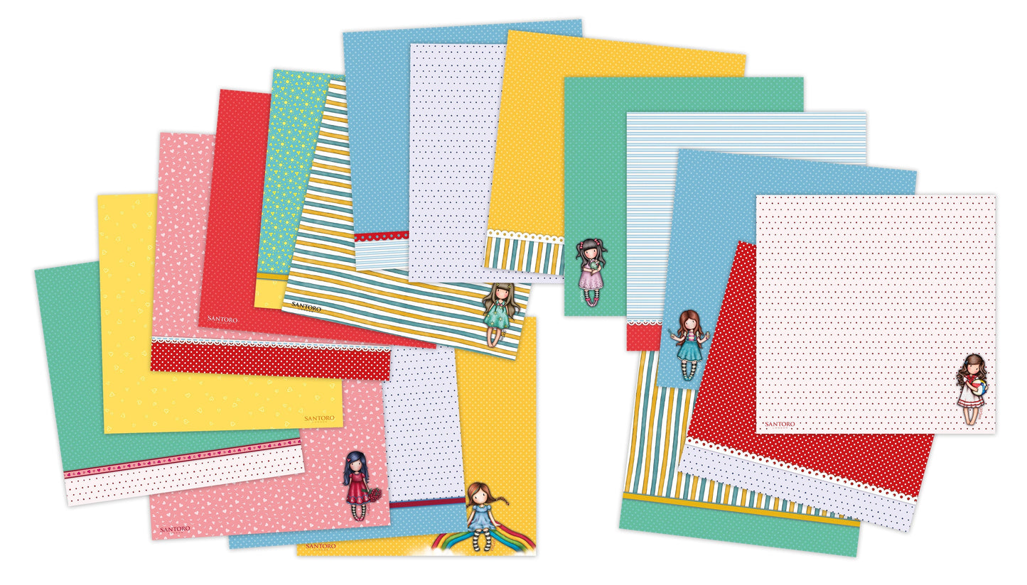 SAN Design Paper Pad Double-Sided, 18 Designs Gorjuss Essentials 18 SH