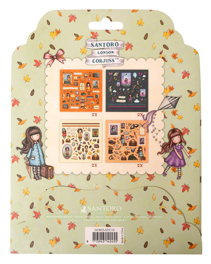 GOR Sticker Sheets 4x2 Designs Essentials 152x152x2mm 8 SH nr.10