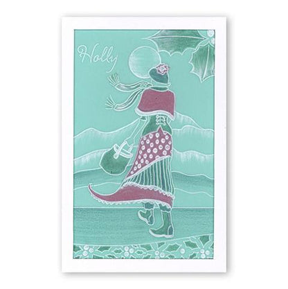Groovi Holly Border Plate