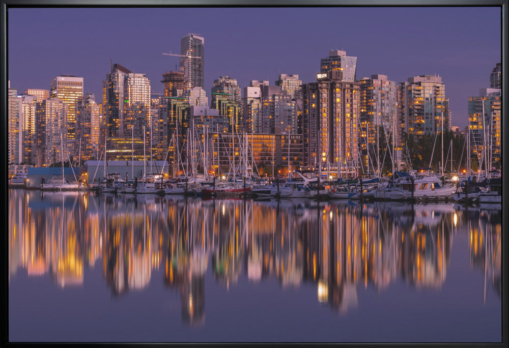 Wall art Glowing Vancouver
