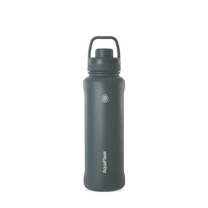 AquaFlask 1080ml (40oz) Stainless Steel Water Bottle with Sports Lid – Hot & Cold, Leakproof, BPA-Free