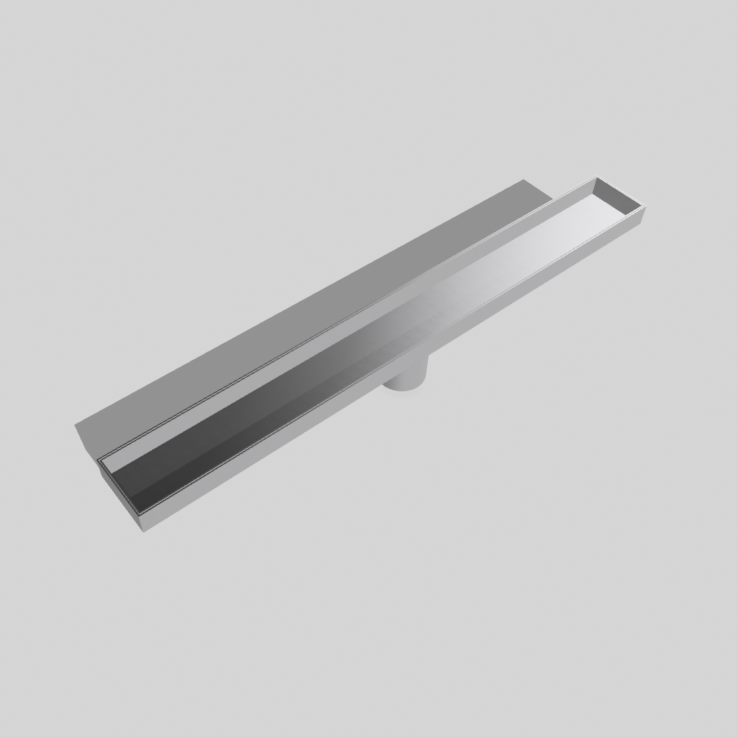 Cascena 24″ Linear Shower Drain, 304 Stainless — Tile-In or Grate Cover