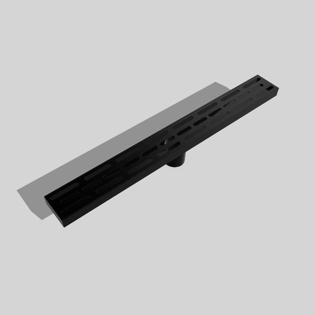 Cascena 24″ Linear Shower Drain, 304 Stainless — Tile-In or Grate Cover