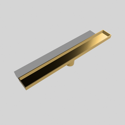 Cascena 24″ Linear Shower Drain, 304 Stainless — Tile-In or Grate Cover