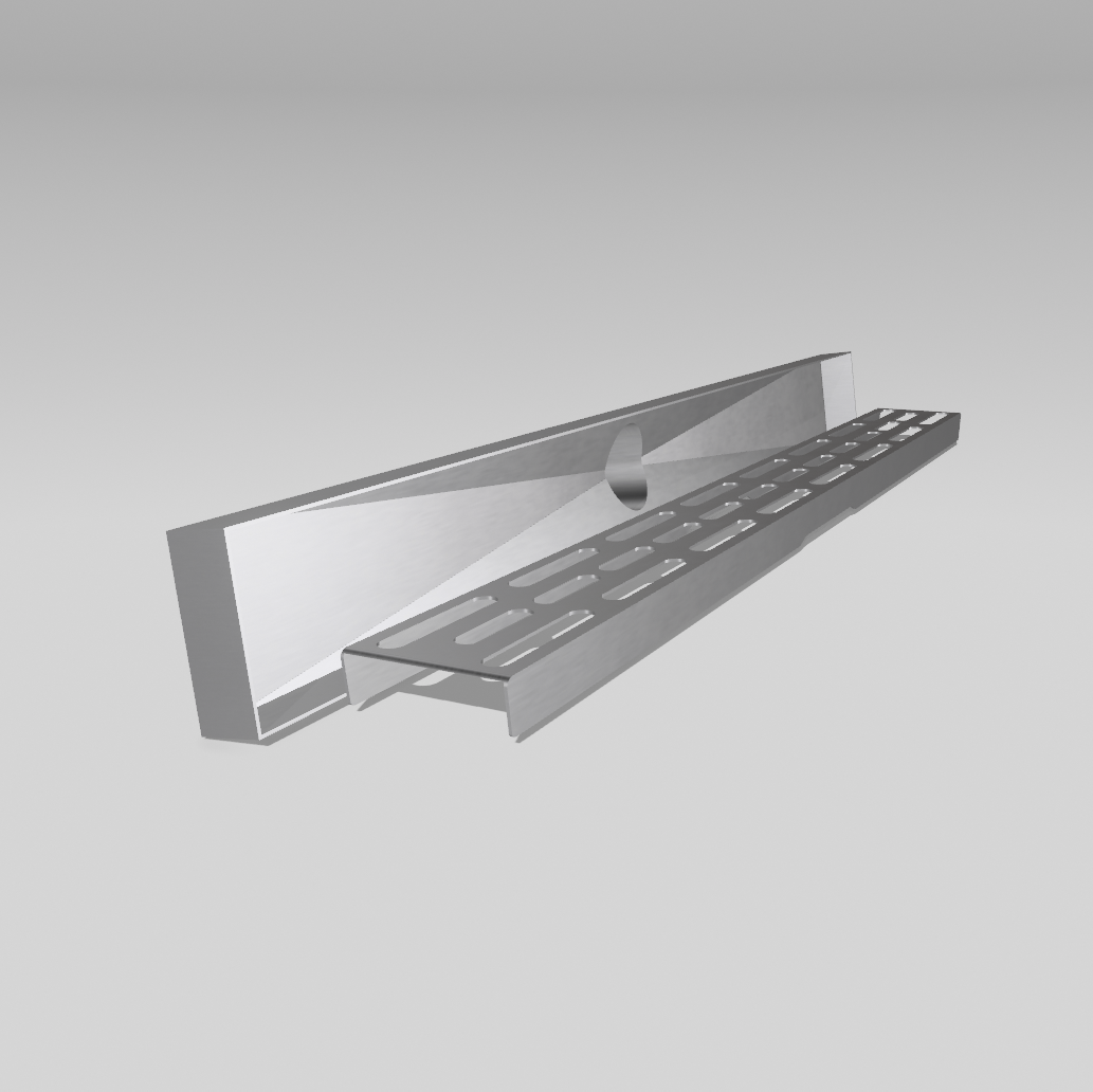 Cascena 28″ Linear Shower Drain, 304 Stainless — Tile-In or Grate Cover