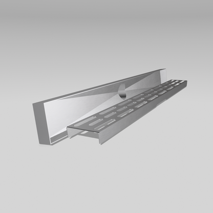 Cascena 28″ Linear Shower Drain, 304 Stainless — Tile-In or Grate Cover