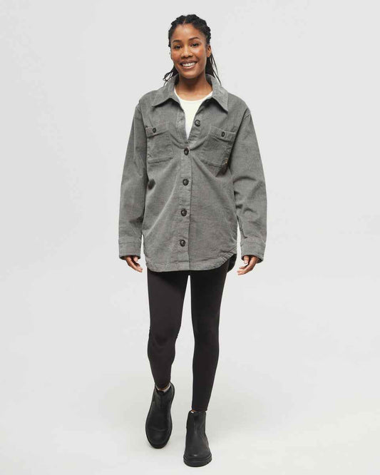 EcoStretch Corduroy Overshirt