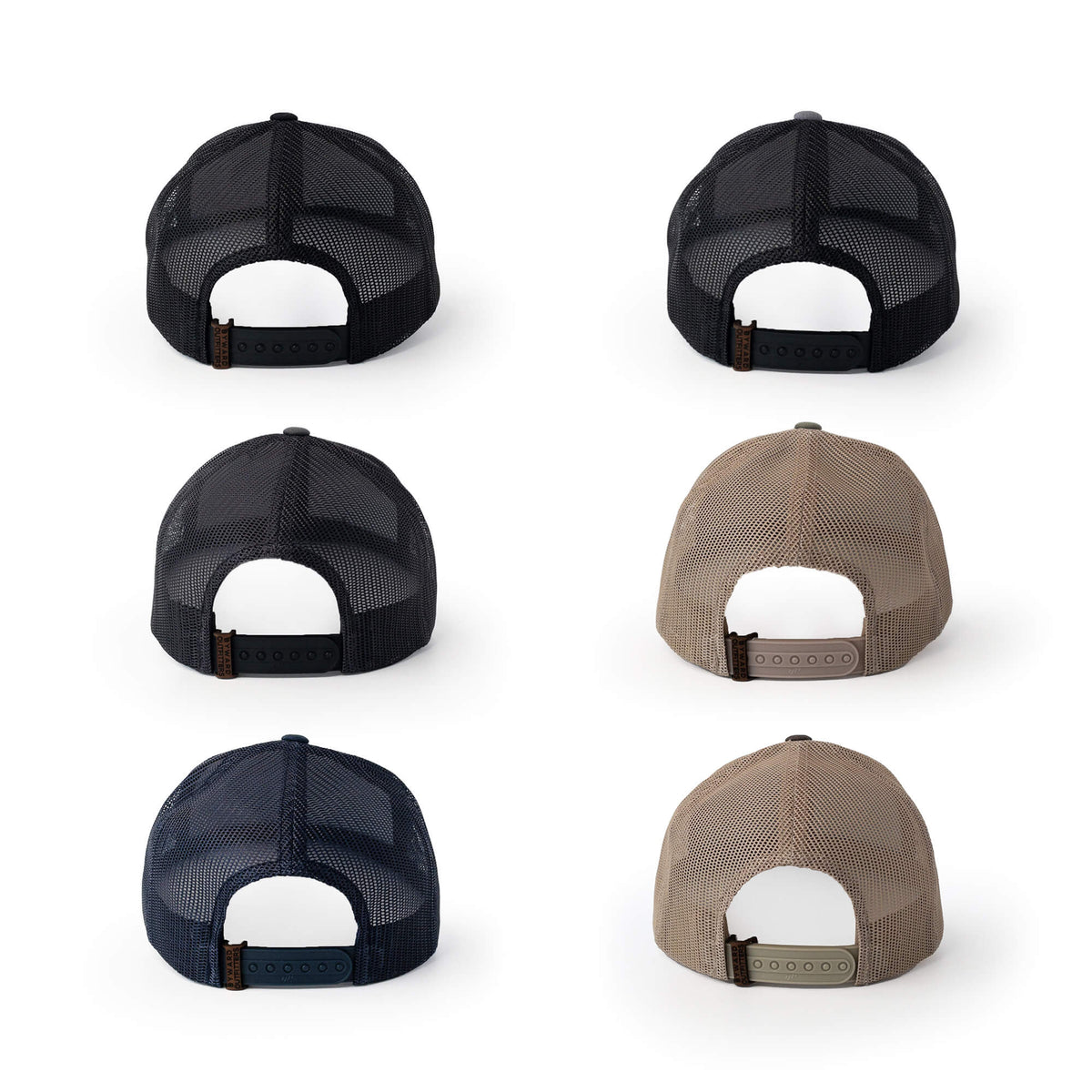 Wolf Leather Patch Trucker Hat