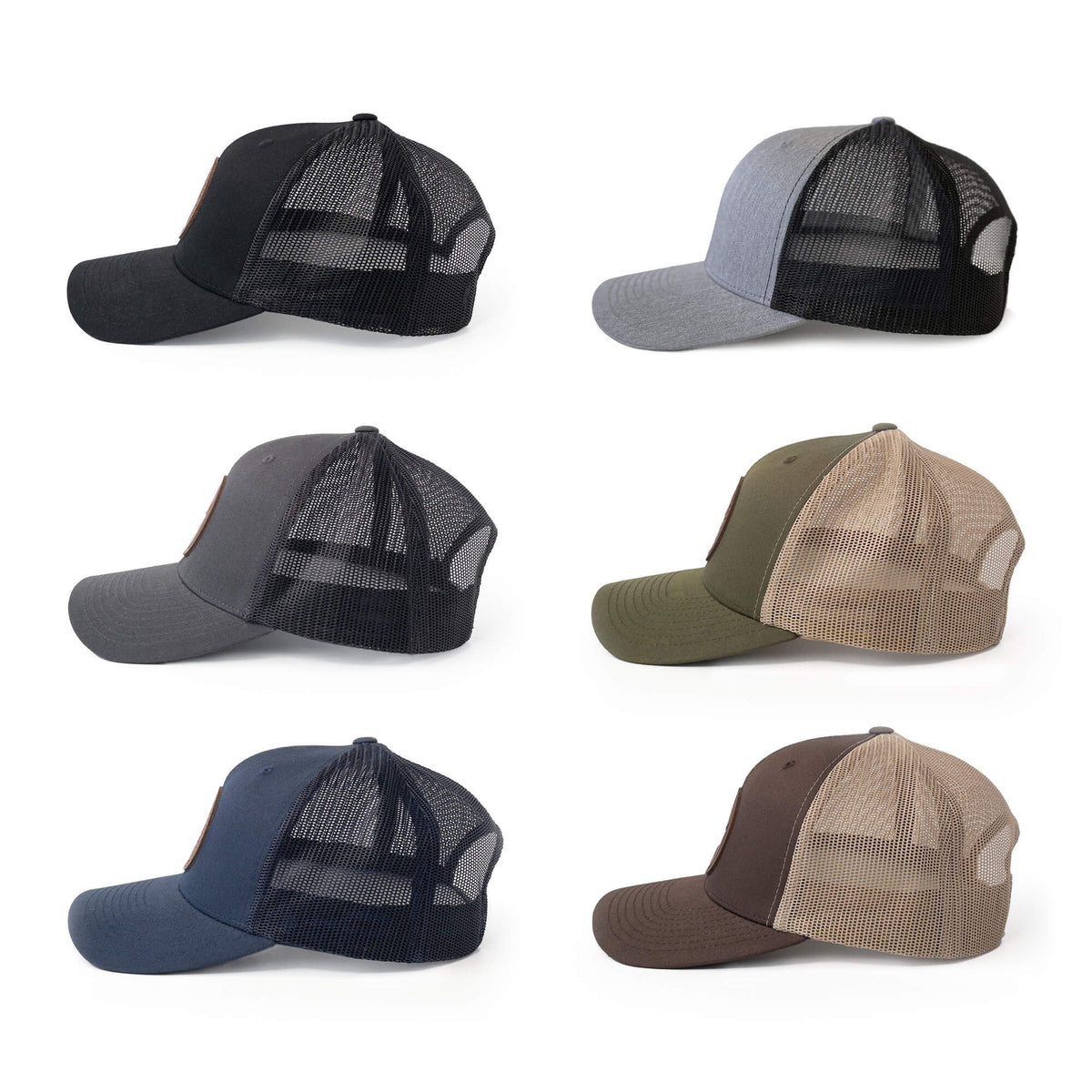 YOW Compass Leather Patch Trucker Hat