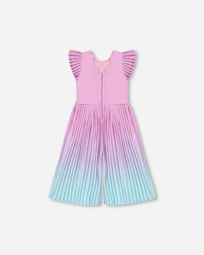 Capri Jumpsuit Mauve Gradient