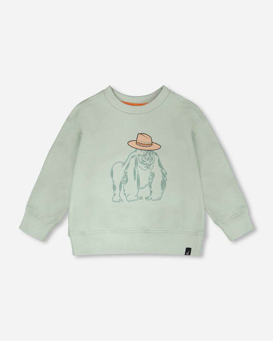French Terry Sweatshirt Mint Green