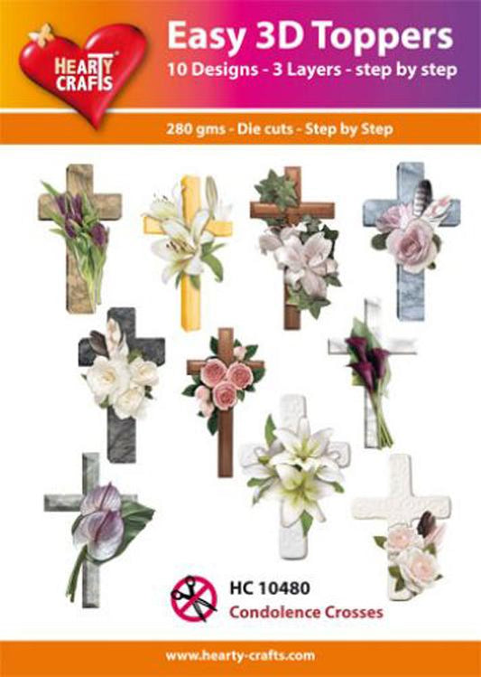 Hearty Crafts Easy 3D Toppers Condolence Crosses