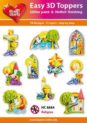 Hearty Crafts Easy 3D Toppers - Religion