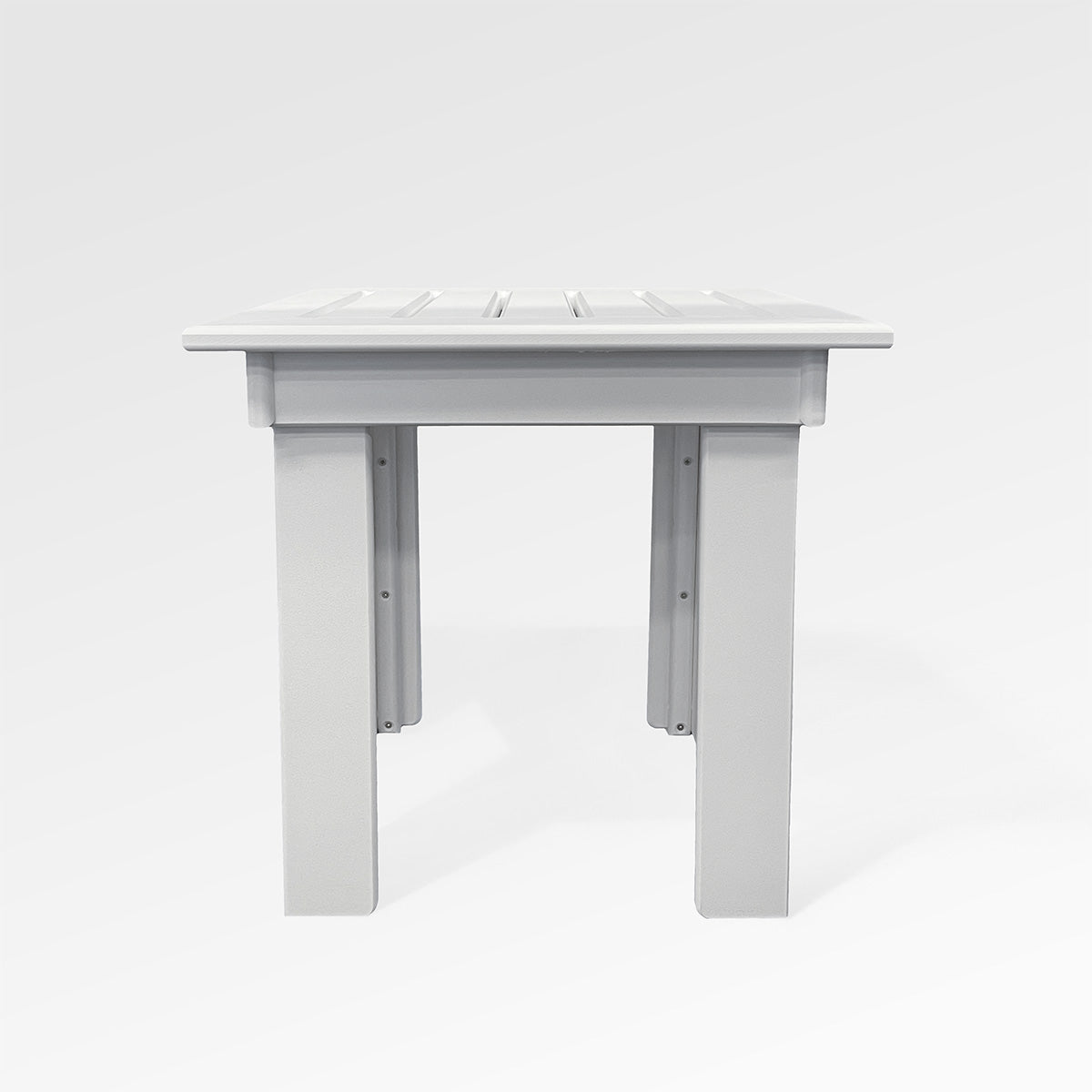 Hickory-Beistelltisch mit quadratischer Platte