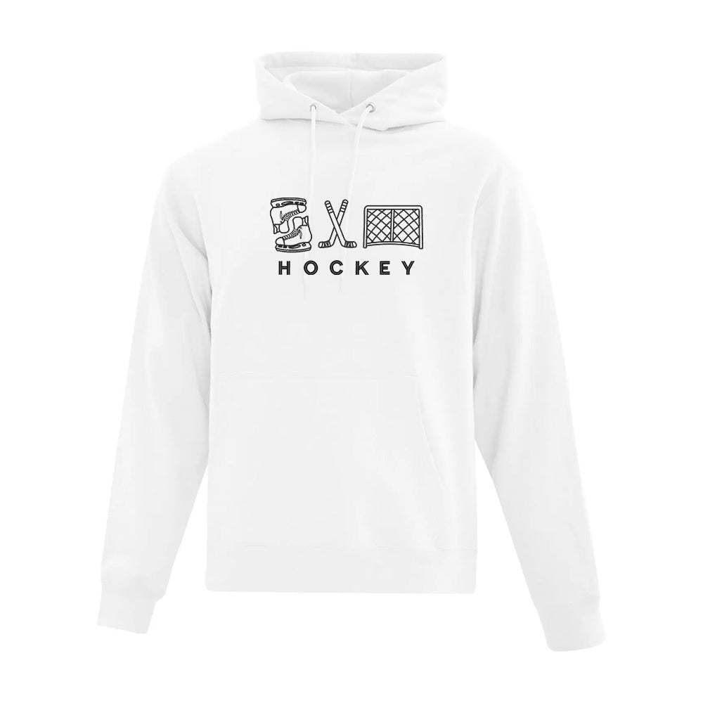 Hoodie "HOCKEY" brodé