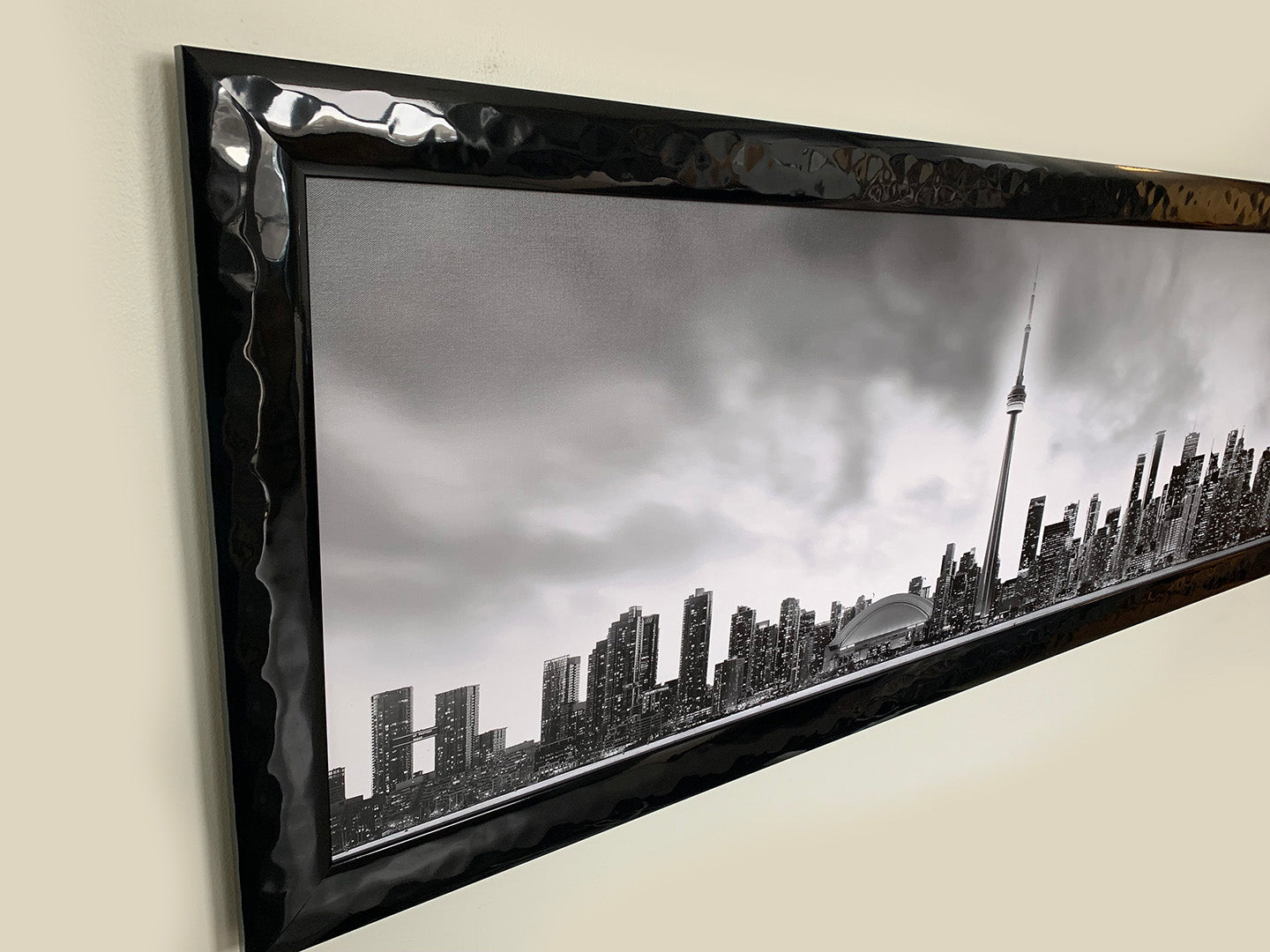 Toronto and CN tower in Black and White- Cities Skyline