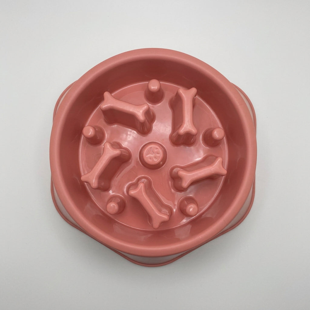 Bone Slow Feeder Bowl for Dogs