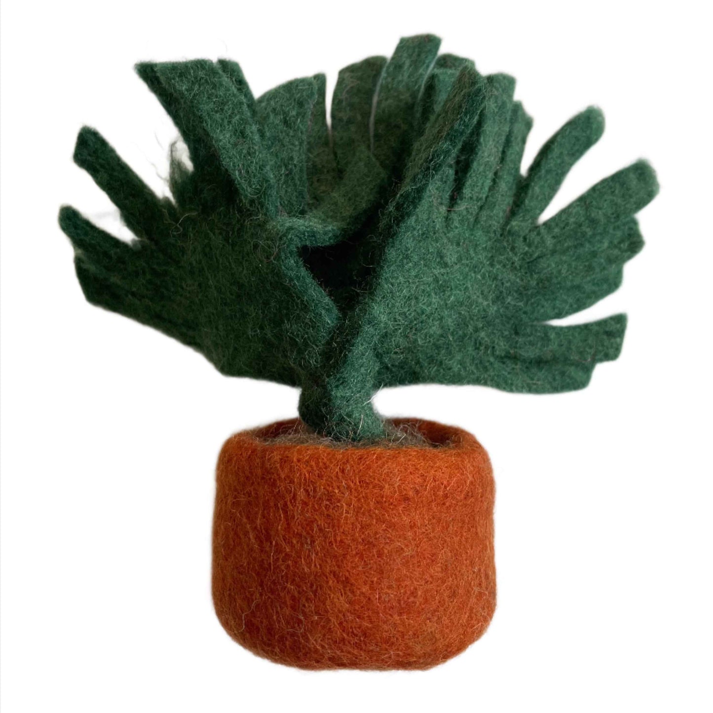 Felt Green Leaf Plant